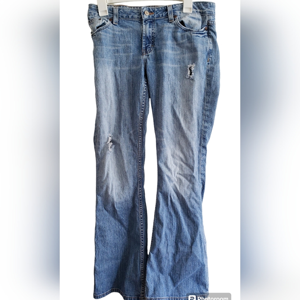BKE Distressed Style Recruit Stretch Jeans Women's 30x31.5